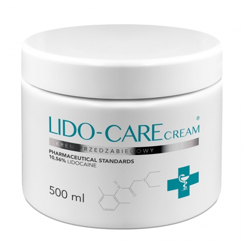 LIDO-CARE Cream 500ml - Krem przedzabiegowy, znieczulający z lidokainą-1